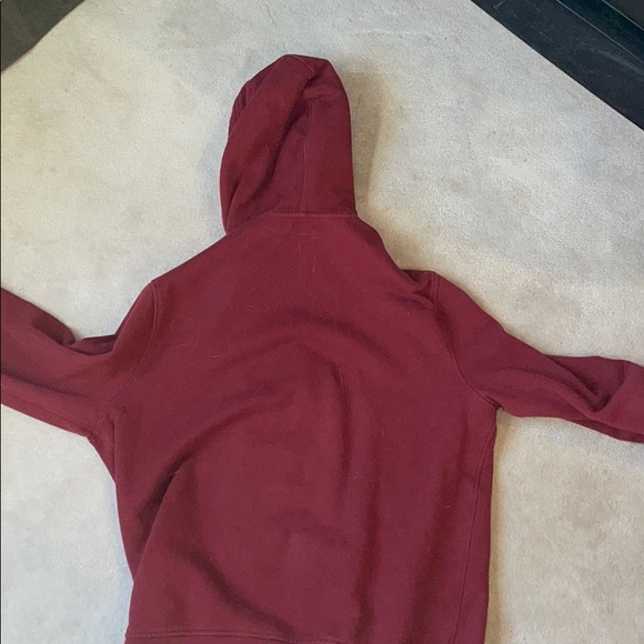 Levi’s Maroon Box Logo Hoodie - Picture 2 of 3